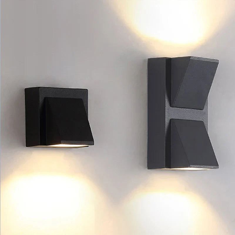 Afralia™ LED Wall Lamps: Modern, Creative, Waterproof for Outdoor Courtyard, Gate, Terrace, Garden.