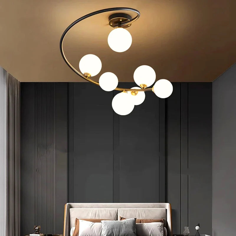 Afralia™ Modern Chandeliers Indoor Pendant Lights LED Ceiling Lamp for Dining Living Room