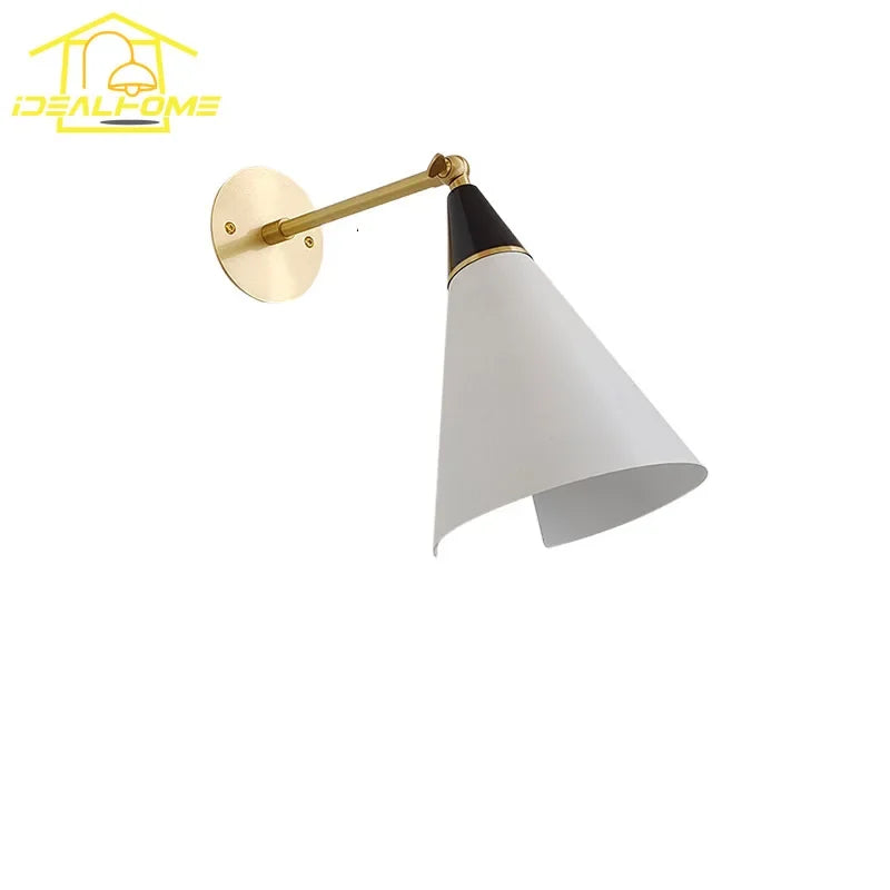 Afralia™ Athena Black/Gold Lustre LED Swing Arm Wall Lamp - E27 Kitchen Island Sofas Cafe