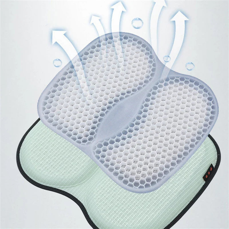 Afralia™ 3D Honeycomb Silica Gel Seat Cushion for Cool, Comfortable Sitting