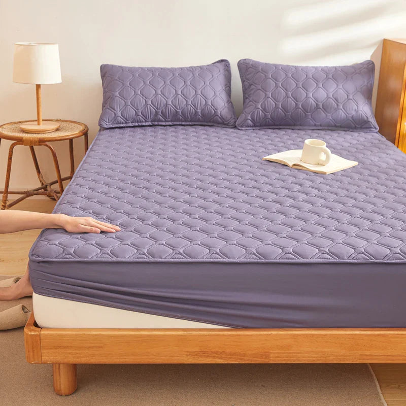 Afralia™ Waterproof Fitted Sheet for Twin Full Queen King Size Mattress