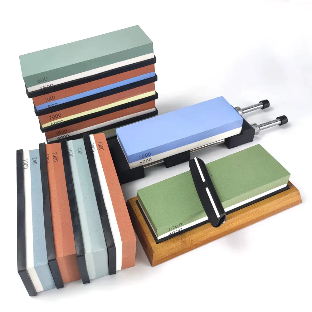 Afralia™ Professional Knife Sharpener Machine Whetstone Grinder Stones Drill Pencil Bar