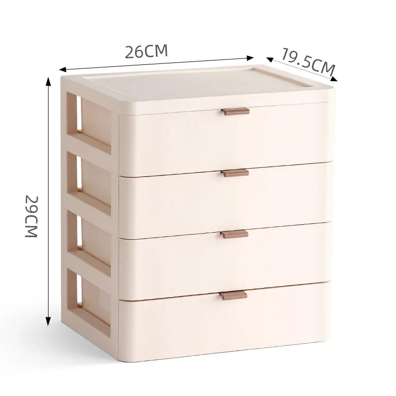 Afralia™ Desktop Organizer Drawer Cosmetic Rack Jewelry Storage Box