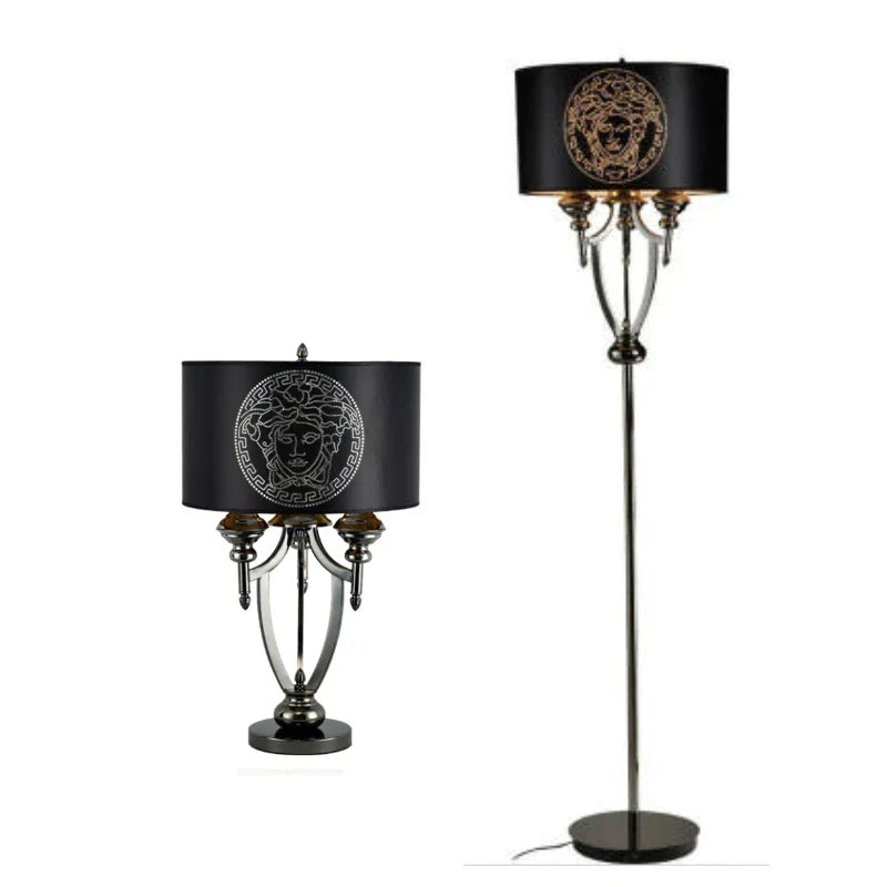 Afralia™ Modern LED Fabric Floor Lamp for Home Decoration and Lighting