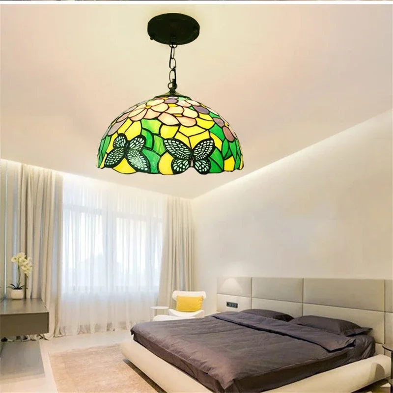 Afralia™ Nordic Glass Pendant Lights Modern LED Dining Room Hanging Lamp