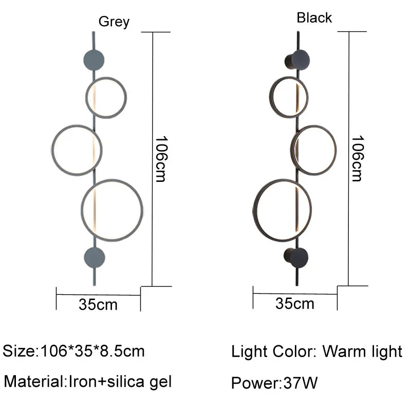 Afralia™ Modern Luxury Wall Lamp for Staircase Living Room, Hotel Corridor, Bedroom