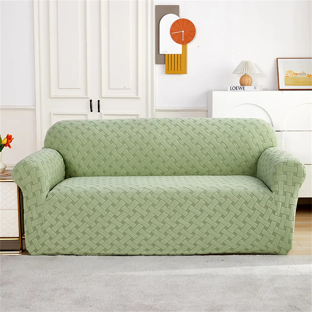 Afralia™ Thick Velvet Sofa Cover: 1/2/3/4 Seats Stretch Slipcover Protector