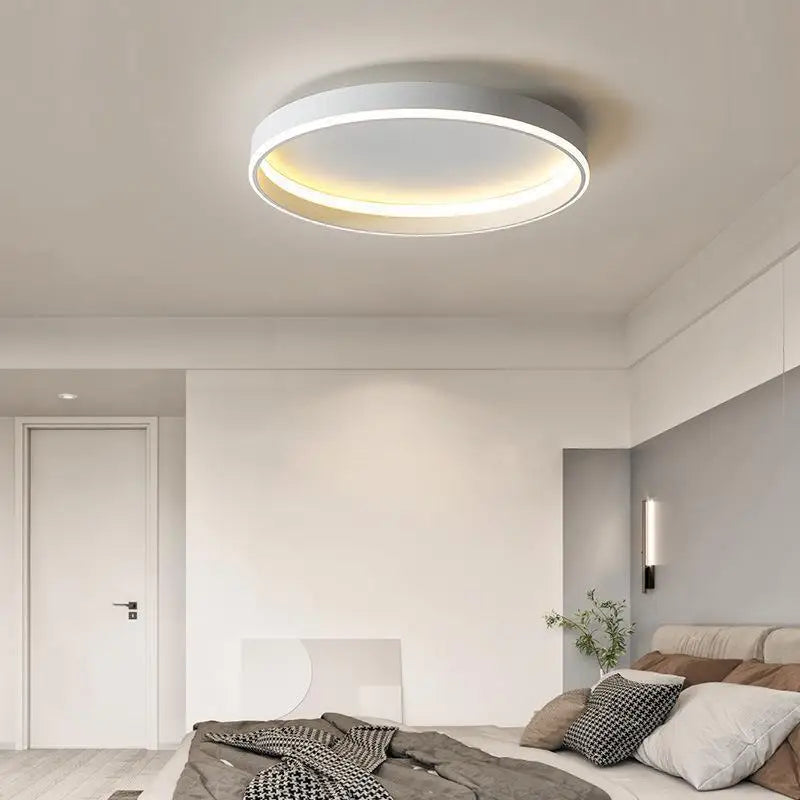 Afralia™ Modern LED Ceiling Light: Minimalist Chandelier for Bedroom, Living, and Dining Rooms