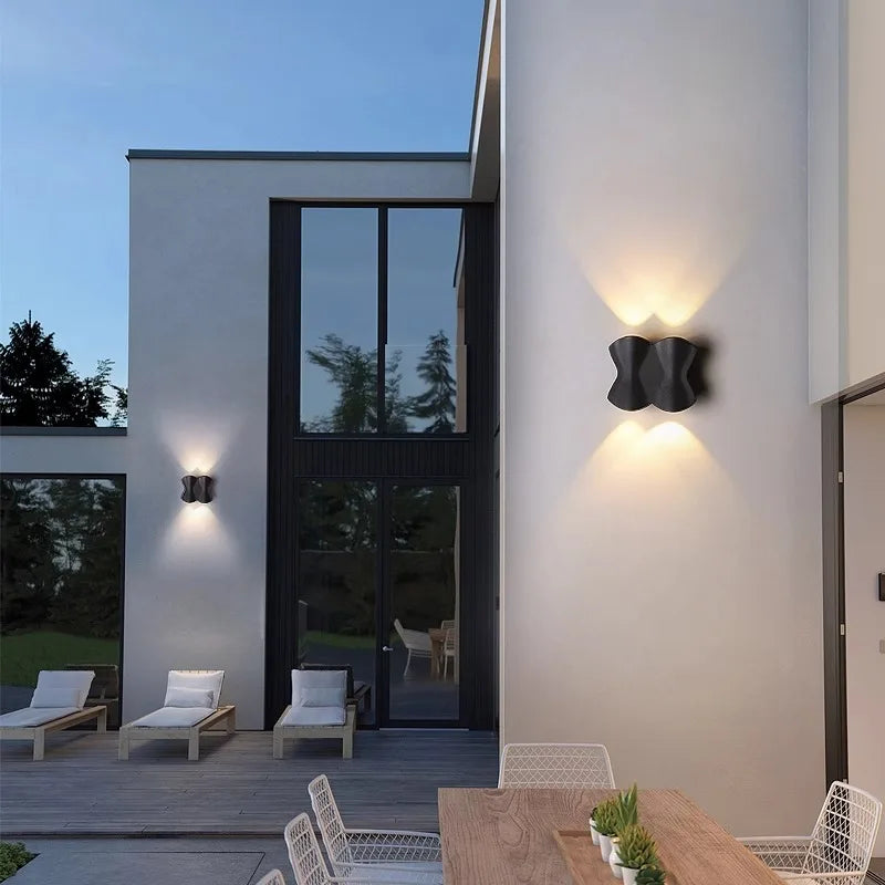 Afralia™ Nordic Wall Lamp for Staircase Bedroom Living Room Outdoor Waterproof Courtyard