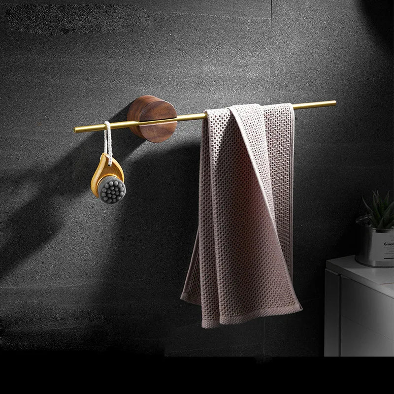 Afralia™ Telescopic Towel Pole: Nordic Simple & Creative, Kitchen Bathroom Towel Rack