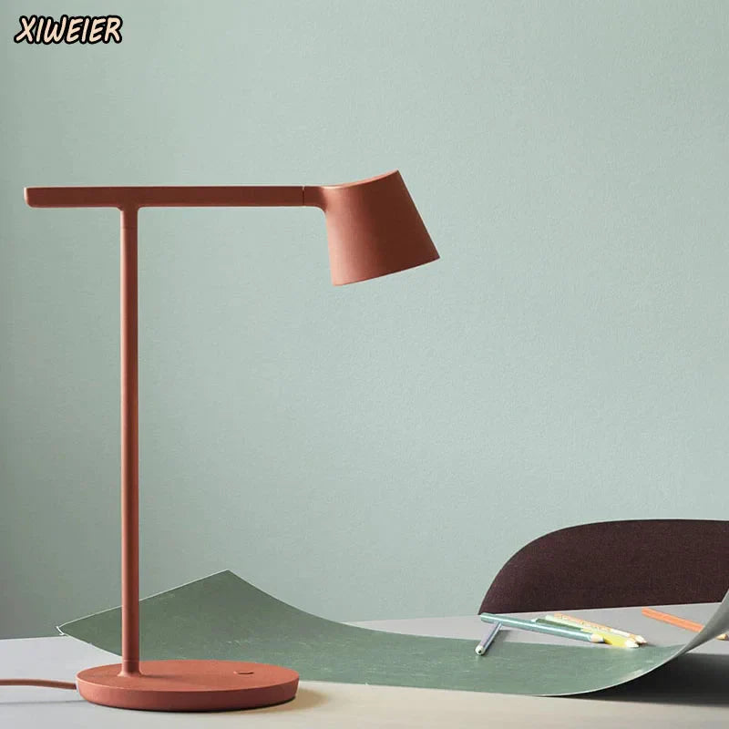 Afralia™ Adjustable Nordic Desk Lamp - Minimalist Study Office Bedroom Light