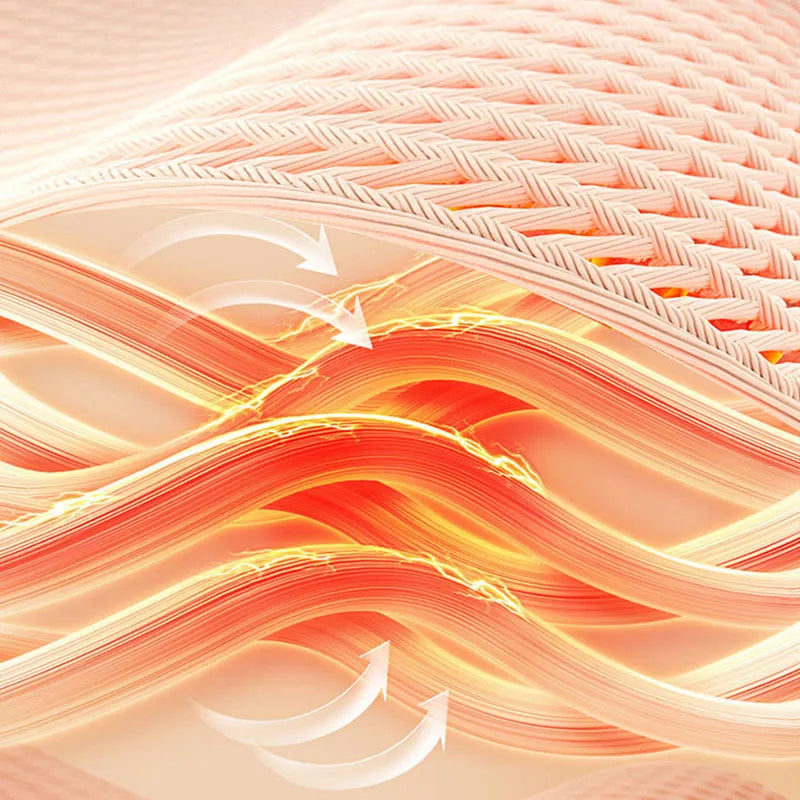 Afralia™ Cozy Jacquard Plush Blanket - Soft Coral Fleece - All-Season - European Solid Stripes