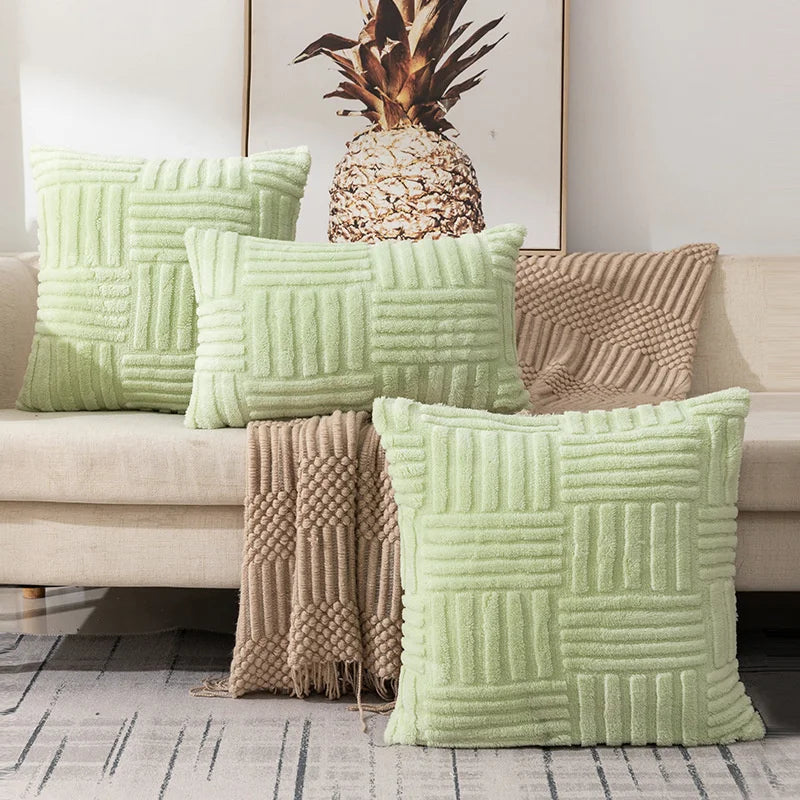 Afralia™ Geometric Design Cushion Cover Set for Stylish Sofa Decor Home Living