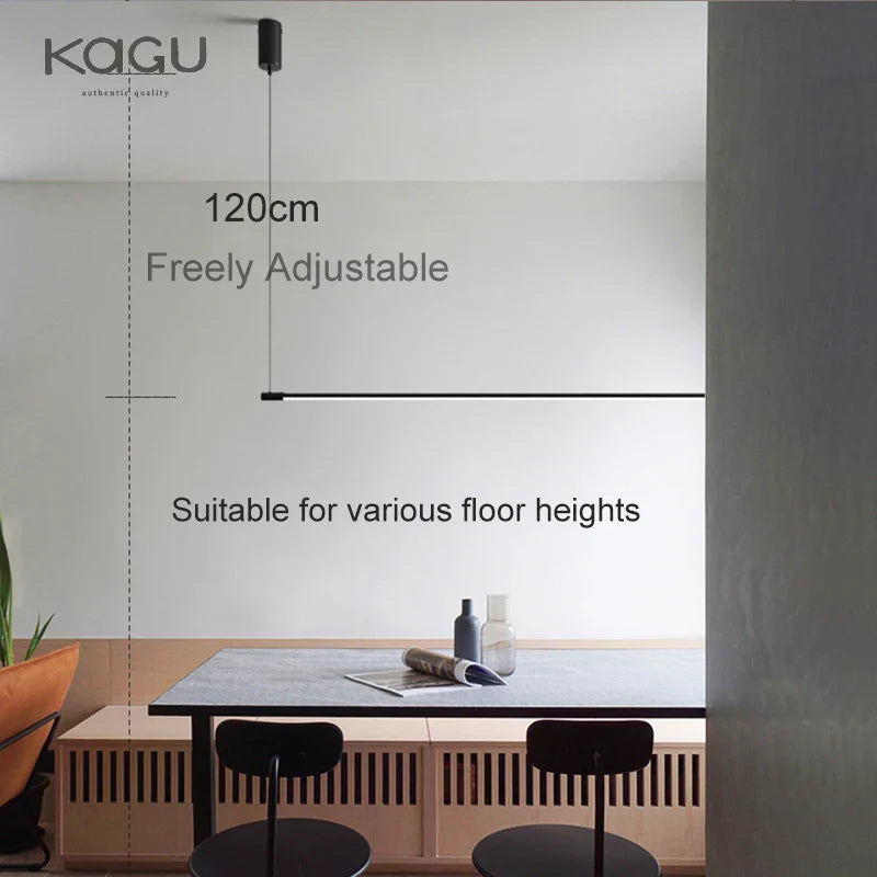 Afralia™ Modern Nordic LED Chandelier for Restaurant Bar Office Interior Lighting