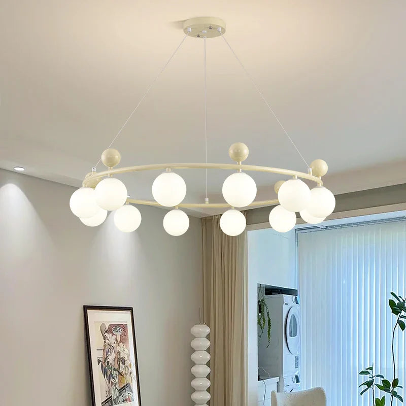 Afralia™ LED Chandelier Lights 8-12 Heads Indoor Lighting Fixture for Home Decor