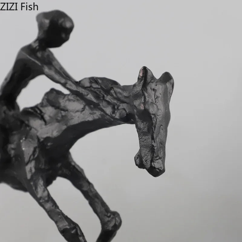 Afralia™ Modern Abstract Figures Sculpture for Desk Decor and Room Aesthetics