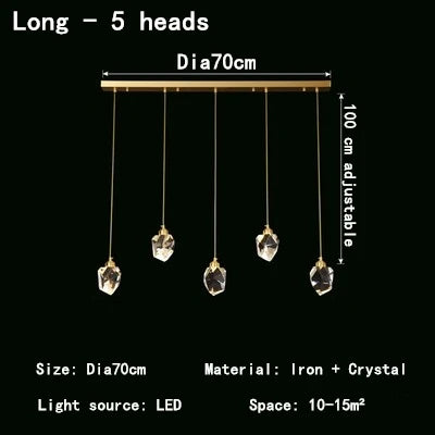 Afralia™ Crystal LED Pendant Lights: Elegant Lighting Solution for Home Decor