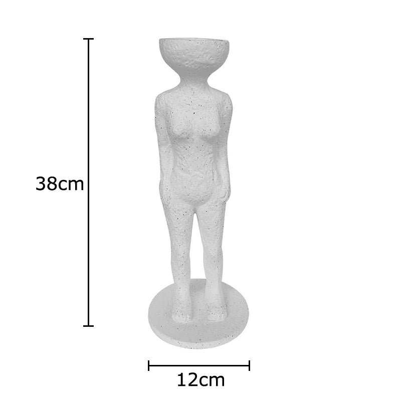 Afralia™ Modern Ceramic Character Sculpture Room Decor Ornaments