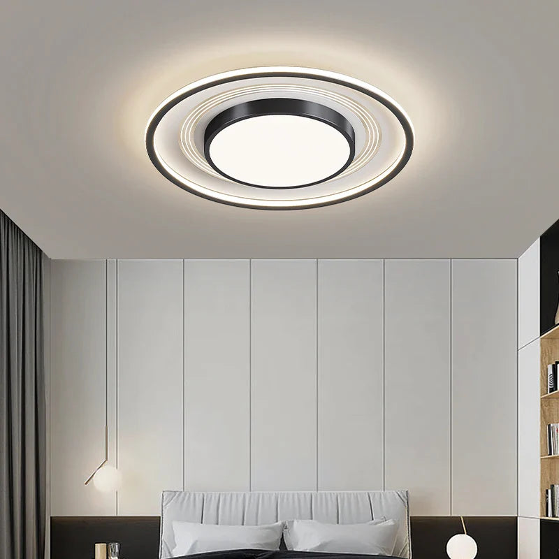 Afralia™ LED Ceiling Light with Remote Dimming for Modern Nordic Home Decor