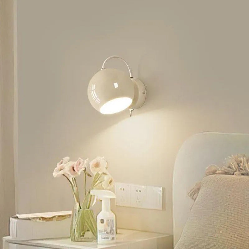 Afralia™ Nordic Iron Art Wall Lamp for Home Decor Minimalist Bedroom Living Room Lighting