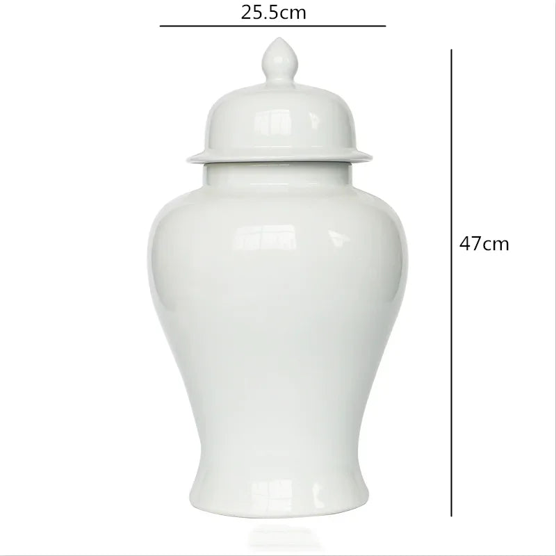 Afralia™ Chinese Retro Handcrafted General Jar Vase for Home Decor & Storage