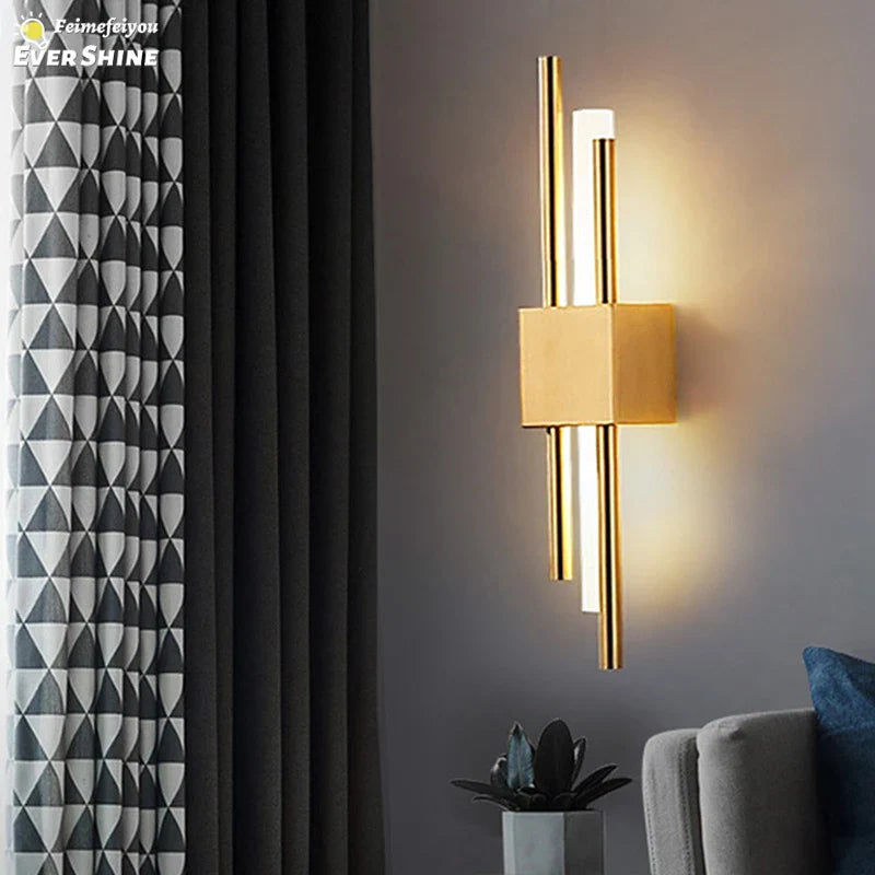 Afralia™ LED Wall Sconce Indoor Light Modern Bedroom Living Room Decor Fixture