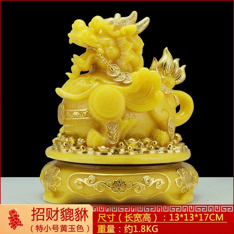 Afralia™ Wealth Toad Brave Ornament: Feng Shui Living Room Decor Gift