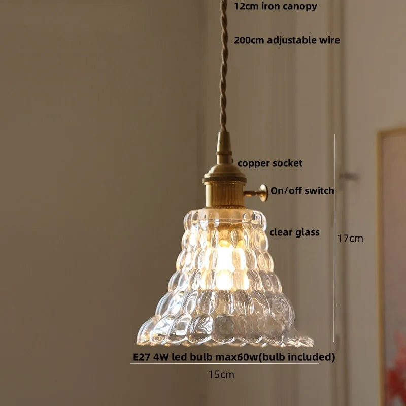 Afralia™ Square LED Pendant Light Wood Glass Modern Home Lighting