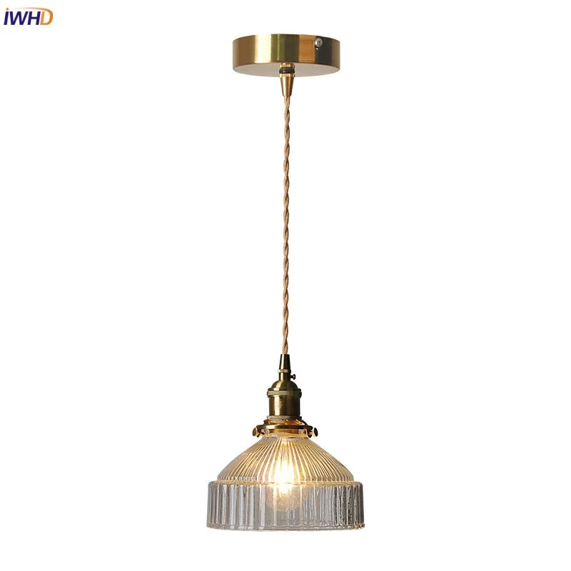Afralia™ Clear Glass LED Pendant Lamp Modern Wire Adjustable Hanging Light
