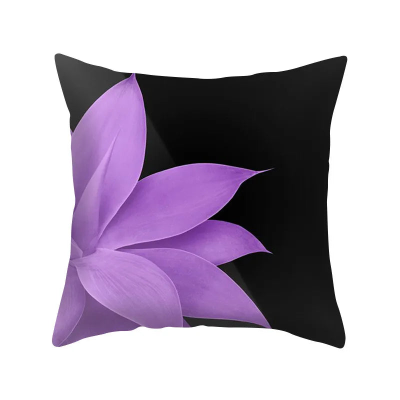 Afralia™ Blue Purple Polyester Pillow Case Throw Pillow Cover for Home Office Bedroom Sofa