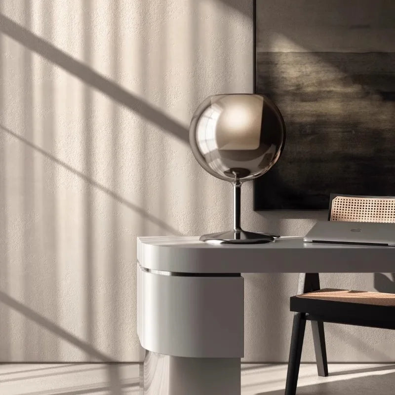 Afralia™ Glass Gold Table Lamp: Luxury Designer Desk Light for Elegant Living Spaces