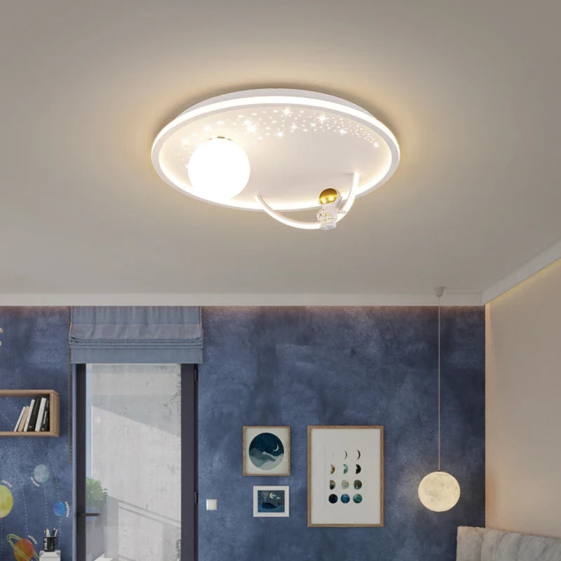 Afralia™ Nordic Kids LED Ceiling Chandelier for Bedroom Decor