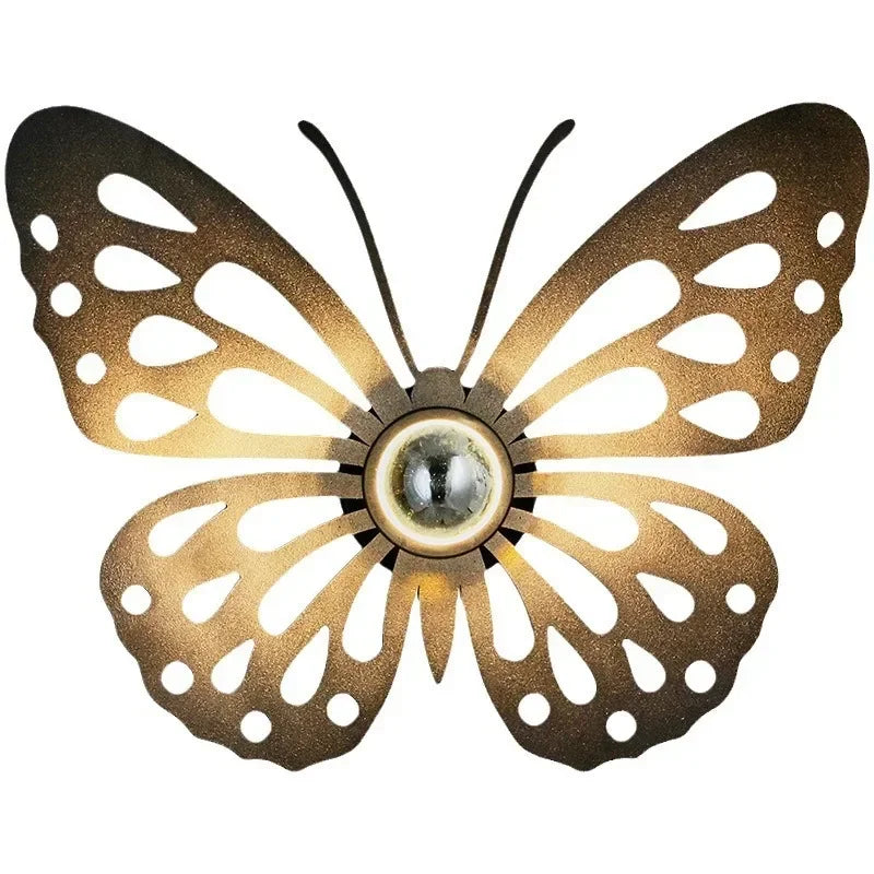 Afralia™ Nordic Iron Black Flower LED Wall Sconce for Bedroom and Home Decor