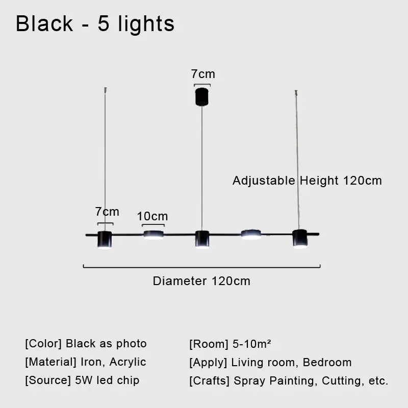 Afralia™ Modern LED Chandelier Ceiling Light Fixture for Living Room Bedroom Dining Room