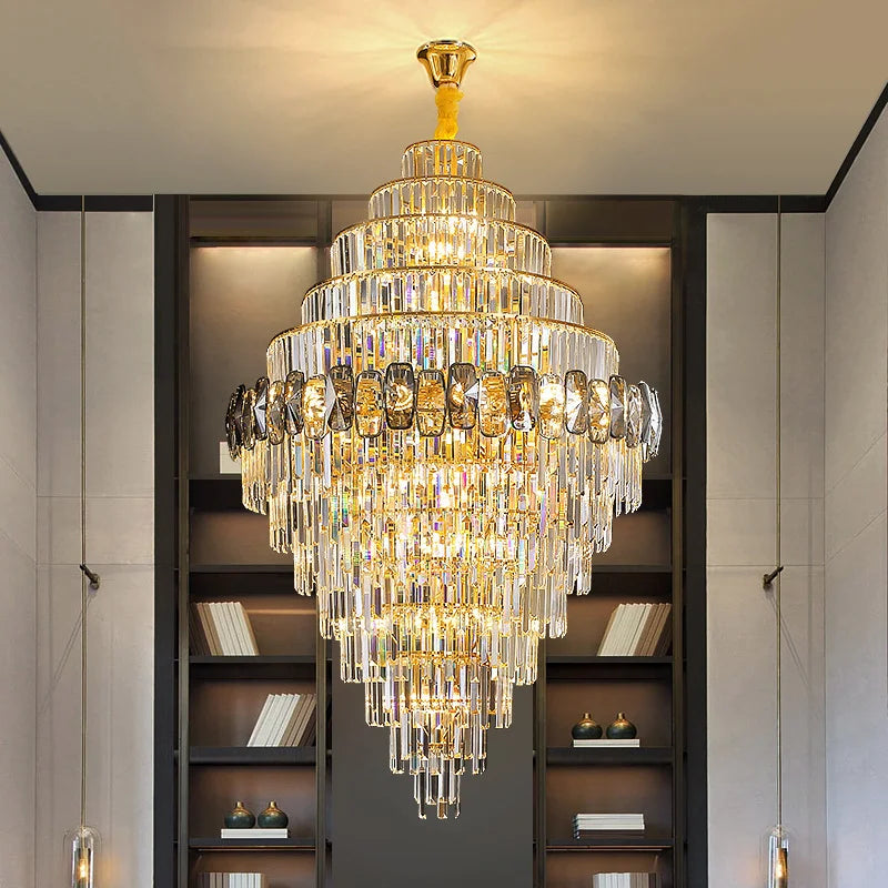 Afralia™ Crystal Chandelier for Elegant Living Spaces