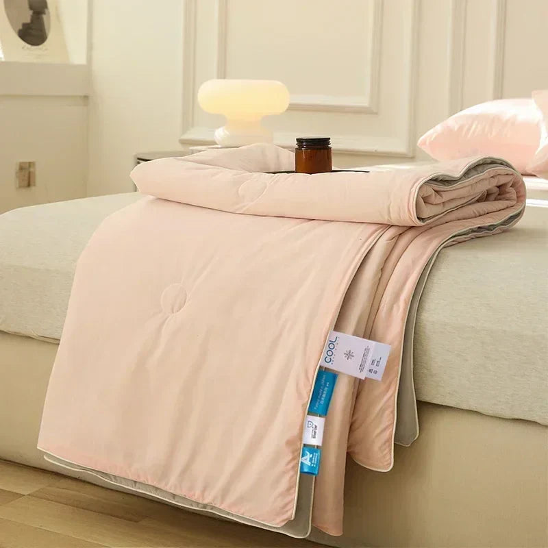 Afralia™ Summer Cooling Blanket: Lightweight Double Side Cooling Comforter
