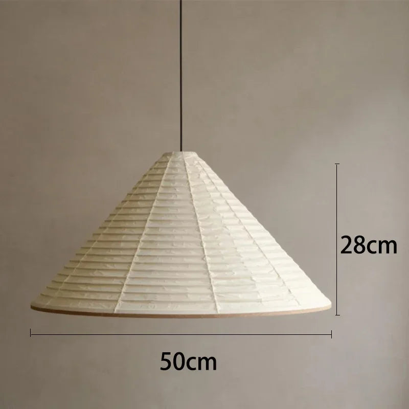 Afralia™ Wabi-sabi Pendant Lights: Japanese Style Rice Paper Dining Room Lamp