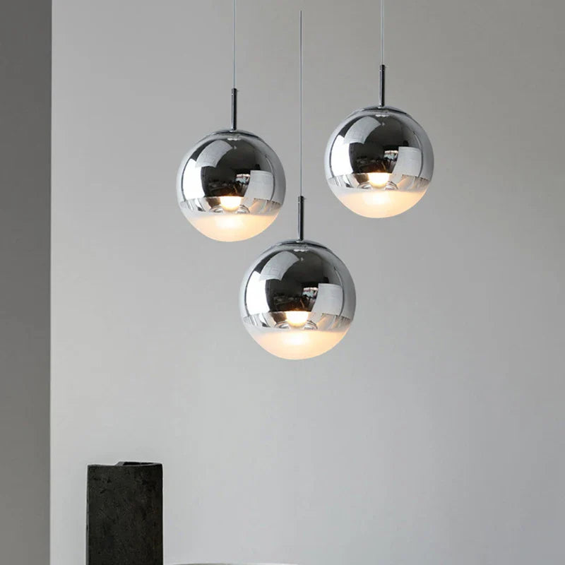 Afralia™ Ball Pendant Lights Modern Nordic Chandeliers for Bedroom Living Room