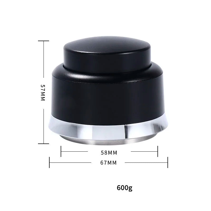 Afralia™ Adjustable Coffee Tamper | Stainless Steel Flat Base | Barista Tool