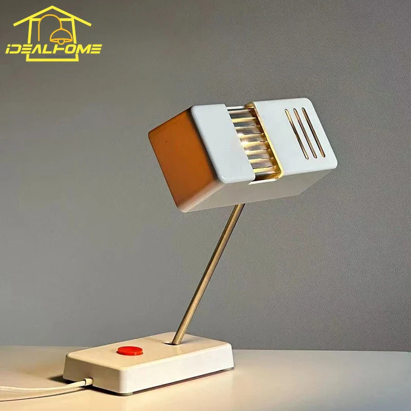 Afralia™ Retro Industrial Table Lamp LED E27 Desk Light for Home Decor Living Room
