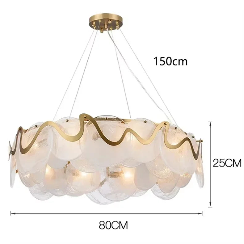 Afralia™ Luxury Crystal Chandelier: Modern Nordic LED Pendant Lamp for Living Room, Dining Room & Bedroom