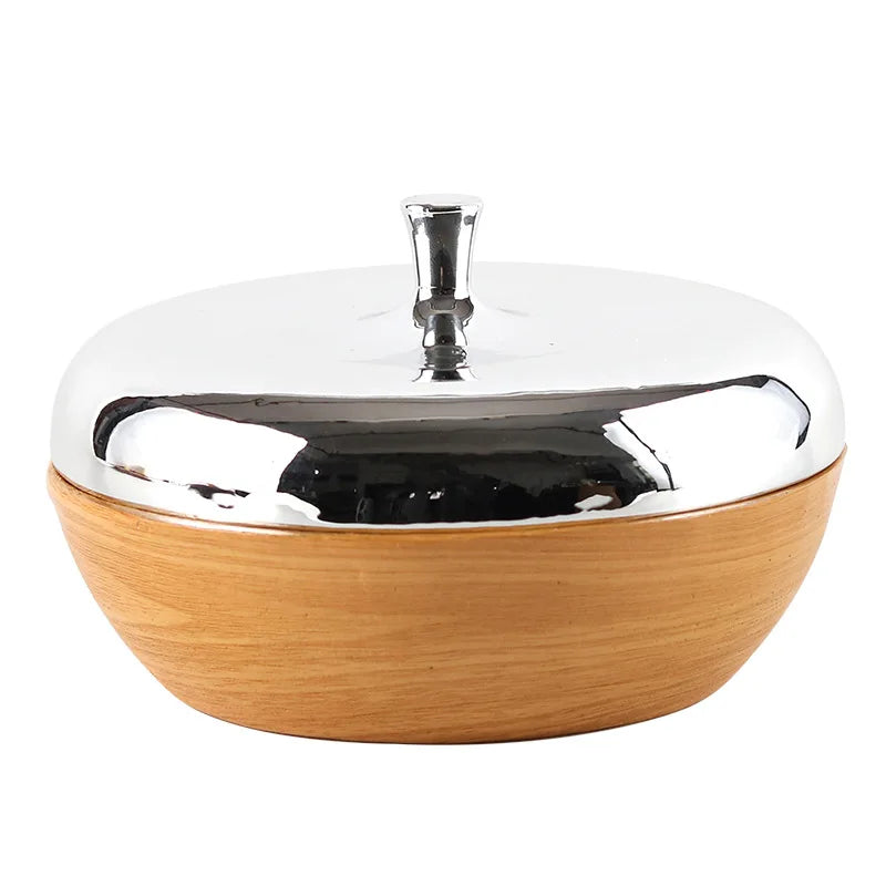 Afralia™ Pine Cone Resin Storage Jar & Fruit Dish - Desktop Organizer & Snack Plate