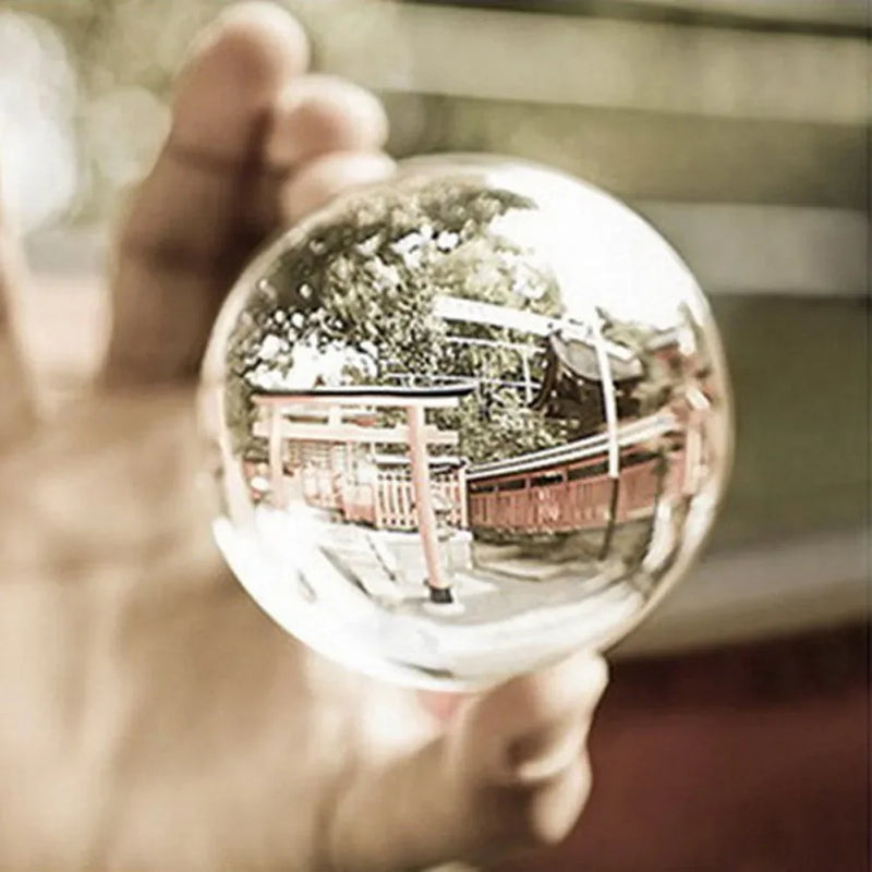 Afralia™ Clear Crystal Ball | Creative Photography Props | Fengshui Glass Ornaments | Home Decor