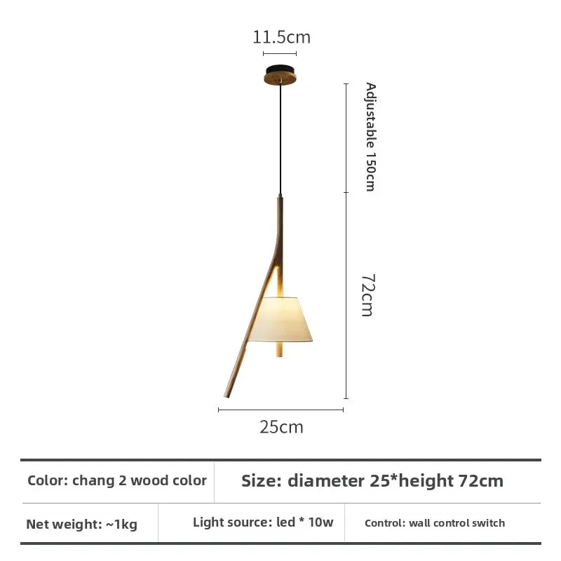 Afralia™ Wooden Chinese Chandelier for Tea Room, Study, and Restaurant Decor Lighting