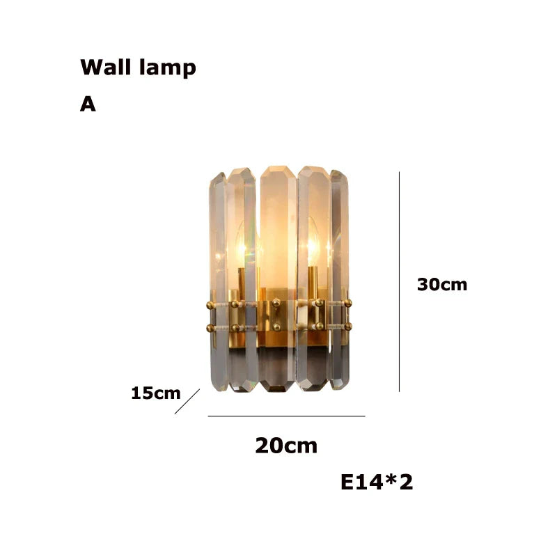 Afralia™ Crystal Chandelier Lighting for Living Room