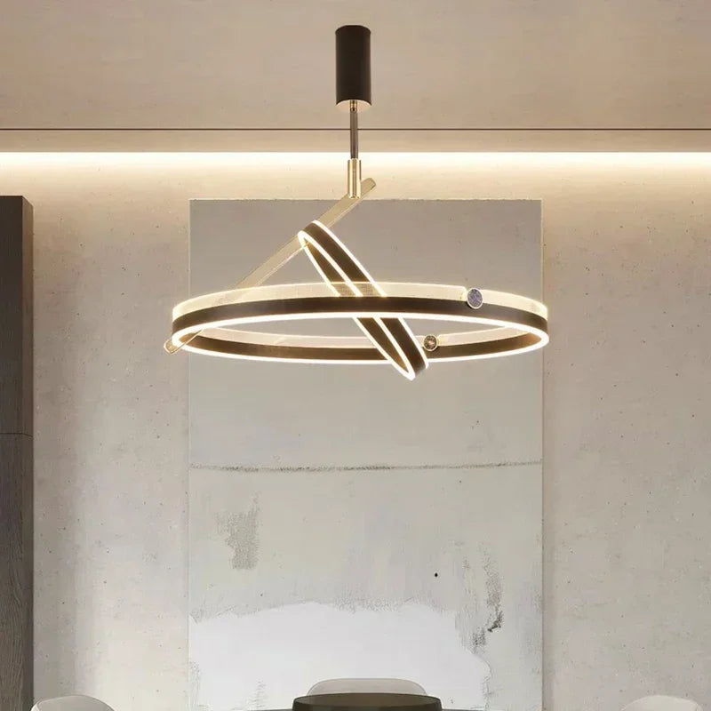 Afralia™ Modern Dine Room Pendant Lights LED Chandelier for Stylish Indoor Lighting