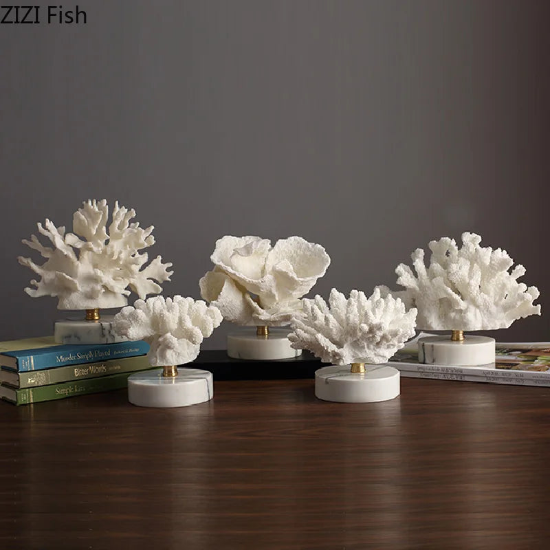 Afralia™ Coral Reef Simulation Ornaments, Artificial Ocean Decor for Home Accessories