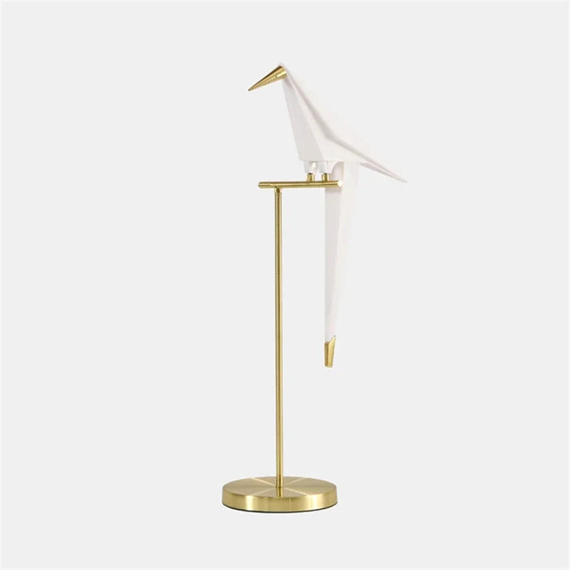 Afralia™ Paper Crane LED Table Lamp for Home Art Decor