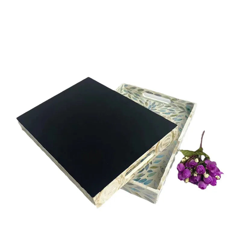 Afralia™ Colorful Shell Tissue Box: Stylish Living Room Storage and Decorative Ornaments