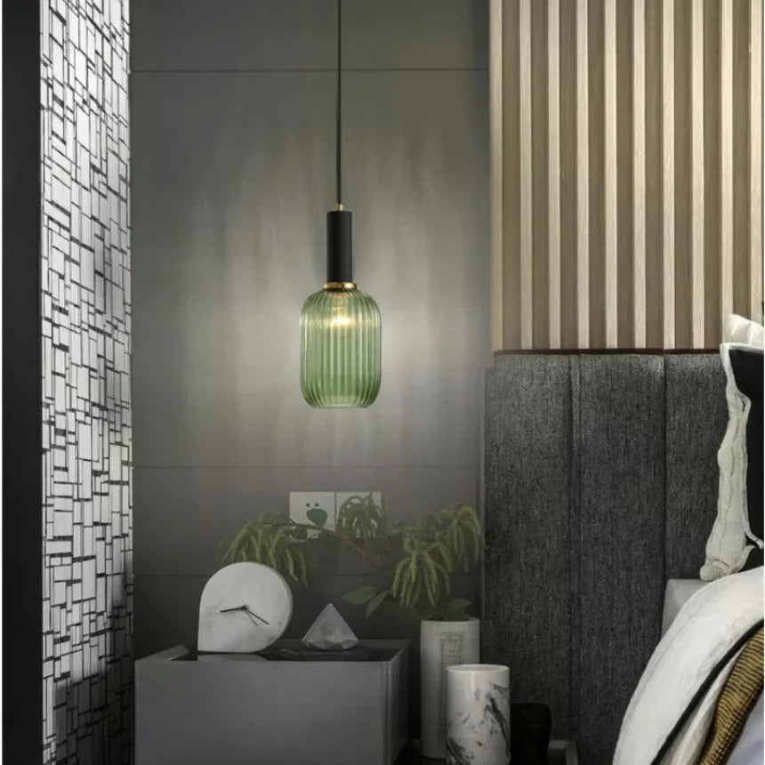 Afralia™ Glass Pendant Chandelier for Modern Decor in Restaurant, Shop, or Bedroom